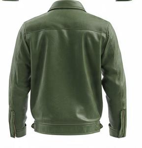 เสื้อแจ็คเก็ตหนังคุณภาพพรีเมียมสำหรับผู้ชาย ดีไซน์หรูหราและเท่มาก - Product Image 4
