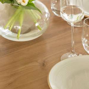 Table à manger en bois d'acacia Vandana Solace Cresta - Product Image 4