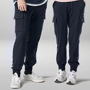 [T.BUC] Pantalones Jogger Unisex Marca Coreana TS-802(DN) OEM/ODM, Spandex 48%, Rayón 37%, Nailon 15%, Elásticos en 4 Direcciones, Forro Cepillado - Product Image 1