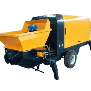 Nuevo mezclador de cemento con manguera de bomba, motor diésel, remolque, bombas de hormigón, venta de fábrica de China para la construcción - Product Image 2