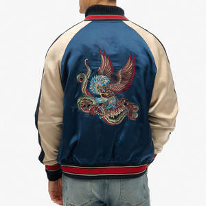 Chaqueta Sukajan de Tela de Alta Calidad con Diseño Personalizado, Acabado Satinado Suave, Ligera, Ecológica y Transpirable para Invierno - Product Image 6