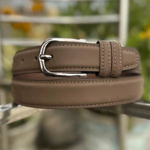 Ceinture en cuir de vachette faite à la main pour homme, style western, avec broderie et impression par transfert thermique, boucle en fer, formelle, largeur 3,5 cm, 120 cm - Product Image 1