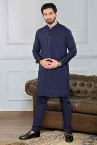 Shalwar Kameez Térmico Informal para Hombre, Tallas Grandes, Kurta y Shalwar de Diseño de Pakistán - Product Image 5