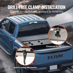 Copertura Tri-fold per Cassone Ram 1500 Fleetside 5.7FT 2009-2024, Compatibile con Modelli F-250 e PAO Classici/Nuovi - Product Image 5