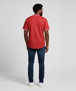 Uniforme Deportivo Sublimado Personalizado, Talla Grande, con Botones, para Béisbol, para Eventos Deportivos al Aire Libre, Diseño Transpirable - Product Image 2