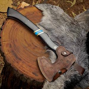Handmade Forged Steel Bearded <b>Axe</b> Tomahawks OBM Bushcraft Outdoor Survival Cutting <b>Wood</b> Collector Gift Wholesale - Product Image 6