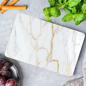 Elegante tabla de cortar de mármol para casas de lujo, restaurantes y una hermosa exhibición en la encimera de la cocina. - Product Image 4