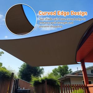 Telo Ombreggiante Mocha 13FT X20FT in HDPE con Protezione UV, Rete Ombreggiante in Poliestere Lavorato a Maglia e PE per Giardini, Patio Esterni e Spiagge - Product Image 4