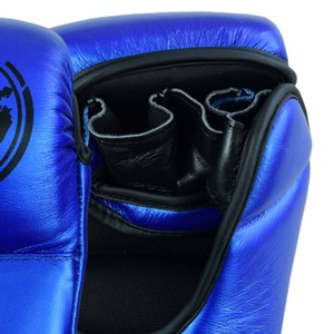 ถุงมือชกมวย MMA คุณภาพพรีเมียมแบบใหม่ สำหรับฝึกซ้อมและแข่งขัน  หนังแท้  แบบครึ่งนิ้ว  ฝ่ามือเปิด - Product Image 4