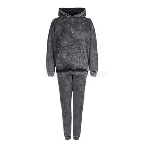 Conjunto Deportivo de Tela Suave para Mujer con Lavado Ácido, Corte Holgado y Diseño Moderno para Uso en Todas las Temporadas - Product Image 6