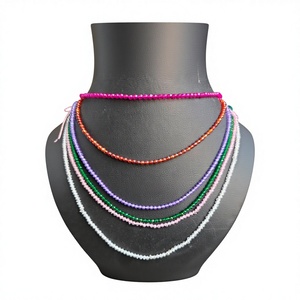 6 brins de perles de zircon cubain facettées multicolores, magnifiques perles de zircon personnalisées et autres bijoux en diamant - Product Image 1