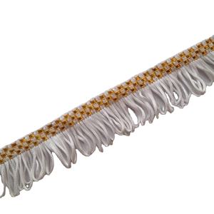 Franges métalliques en polyester pour vêtements, textiles de maison, rideaux et décorations de téléphones portables, taille personnalisée, vente en gros - Product Image 1