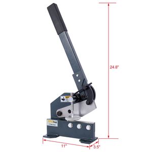 Cesoia Manuale Industriale di Alta Precisione da 6 Pollici, Costruzione Solida, Tipo di Montaggio a Parete, per Lamiere Metalliche - Product Image 3