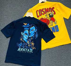เสื้อยืดคุณภาพพรีเมียม ผ้าถัก 100% คอตตอน พิมพ์ลายวินเทจ เป็นมิตรกับสิ่งแวดล้อม น้ำหนัก 300 กรัม รับผลิตตามสั่ง จำหน่ายจำนวนมาก จากซัพพลายเออร์อินเดีย - Product Image 1
