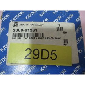 Roulement à billes AMAT 3060-01261 Rad Cont, 4.250ID - Équipements et pièces semi-conductrices de renommée mondiale à confiance - Product Image 1