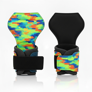 Poignées de musculation robustes en cuir, équipement de gym idéal pour la stabilité du tronc et les levages lourds - Product Image 1