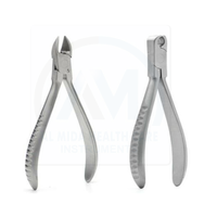 Ensemble de trois pinces chirurgicales en acier inoxydable, instrument microchirurgical manuel certifié CE Classe I pour interventions chirurgicales