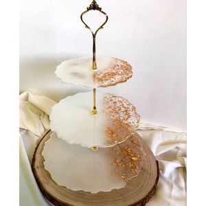 Support à gâteau en résine artisanal de qualité supérieure pour la vaisselle de fête et les décorations pour offrir en cadeau - Product Image 4