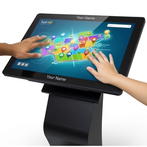 OEM 32 Inch Android Digital Signage Display K-Style Kiosk Interactive Touch <b>Screen</b> Floor <b>Standing</b> Self-Service Presentation - Product Image 2