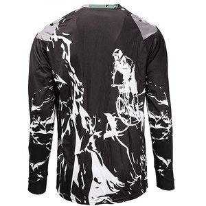 Jersey de Motocross de Manga Larga para Hombre, Impresión por Sublimación, Negro, Verde, Blanco, Camiseta de Ciclismo de Montaña, Secado Rápido, para Todas las Estaciones - Product Image 2