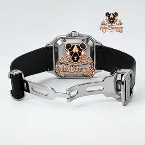 Reloj de pulsera para hombre con acabado de caja en contraste y correa de silicona - Product Image 4