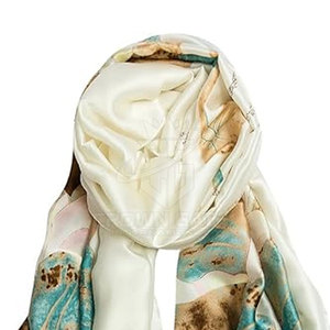 Elegante Bufanda de Seda con Textura Suave, Accesorio de Moda Premium para Mujer, Diseño Personalizado, Color Sólido, Bufanda de Seda Hecha a Medida al por Mayor - Product Image 5