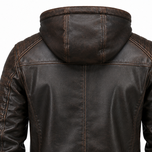 Luxury Men's Cowhide <b>Leather</b> Motorcycle <b>Jacket</b> Custom Brand OEM Production Wholesale Fashion Apparel Supplier Worldwide - Product Image 4