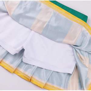 Tenues de cheerleading personnalisées, sublimées, durables, en spandex/polyester, haute qualité, OEM, pour femmes adultes, logo personnalisé, professionnelles - Product Image 5