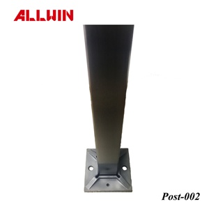 Poteau de main courante de balustrade de panneaux de verre d'acier inoxydable d'hôpital - Product Image 3