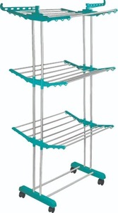 Séchoir à linge télescopique portable, support de séchage pliable, cintre réglable pour vêtements, organisateur pour intérieur et extérieur domestique - Product Image 1