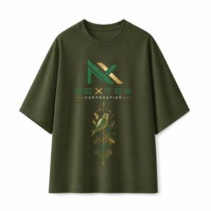 เสื้อยืดคอตตอนหนานุ่มพิมพ์ลายภาพนกสไตล์เรโทรสำหรับสตรีทแวร์ บริการ OEM - Product Image 6