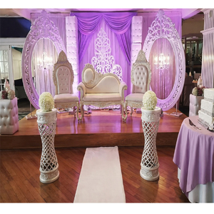 Best <b>Wedding</b> Stage Decoration <b>Wedding</b> Fiber Oval Panel Stage White <b>Wedding</b> Stages Manufacturer Australia Event Decor Melbourne - Product Image 1