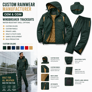 Chaqueta Deportiva Impermeable con Capucha Unisex, Combinación de Colores Personalizada, Diseño de Paneles con Mangas Raglán, Tejido Cortavientos Softshell Ecológico - Product Image 4