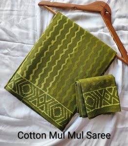 Saris traditionnels en coton indien pour les occasions de fête et de mariage ODM - Product Image 3