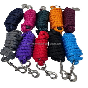 Extra <b>Thick</b> Heavy Duty Nylon Horse Lead <b>Rope</b> with Durable Trigger Brass Clip All Colors and Sizes Available - Product Image 6