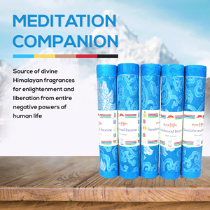 Ensemble d'encens en bois de santal tibétain fait à la main au Népal de 2 parfums divins naturels pour cultiver la sérénité et la connexion spirituelle - Product Image 3