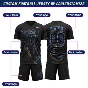 Camiseta de Fútbol Personalizada con Nombre, Número y Logotipo para Hombre y Jóvenes, Venta al Por Mayor OEM - Product Image 6