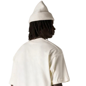 T-shirt en coton surdimensionné pour homme, logo minimaliste sur la poitrine, streetwear, manches courtes, tee-shirt décontracté, mode, fabricant OEM personnalisé - Product Image 4