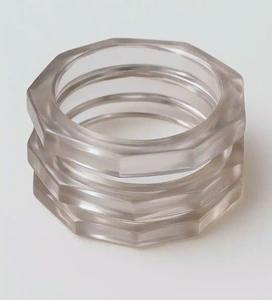 Ensemble de bracelets en acrylique de designer Shan India de qualité supérieure, 3 bracelets tendance et luxueux, collection de bracelets pour femmes, pour les soirées, livraison mondiale - Product Image 4