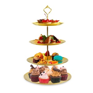 Strong Metal Cake <b>Display</b> <b>Stand</b> Perfect for Presenting Cakes Cupcakes and Pastries with Stability Strength and Modern Design - Product Image 6