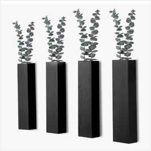 Modern Slatted Teak Wood <b>Rectangular</b> <b>Planter</b> Box Large <b>Outdoor</b> Garden Flower Pot Indoor Decorative Wooden Trough <b>Planter</b> - Product Image 6