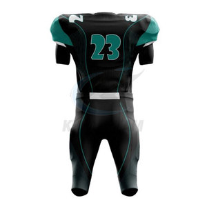 Uniforme de Fútbol Americano de Tela de Poliéster Flexible y Duradera, Transpirable, Personalizable, con un Estilo Moderno y Elegante - Product Image 2