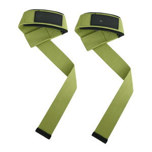 Correas de Muñeca de Algodón de Tejido Suave con Acabado Gris Claro Neutro, Agarre Cómodo para Levantamiento de Pesas y Fitness - Product Image 4