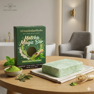 Natural Matcha Magic <b>Soap</b> Bar for Healthy Skin Glow Hydration and Refreshing Beauty Care Routine Matcha Magic Bar - Product Image 3