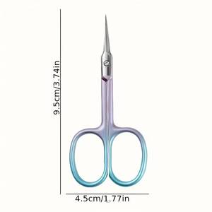 Ciseaux à cuticules professionnels en acier inoxydable – Ciseaux de manucure de précision à pointe fine courbée pour la coupe des cuticules et les soins des ongles - Product Image 3