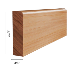 Moldura de Madera Ecológica de Superficie Lisa, Longitud Personalizada, Diseño Clásico, Moldura de Roble Blanco para Techo y Zócalo - Product Image 2