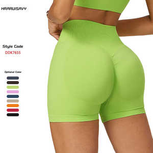 Custom Color Women Seamless Gym Shorts High Waist Scrunch Butt Biker Yoga Running Fitness Breathable Custom Logo OEM Wholesale - Product Image 5