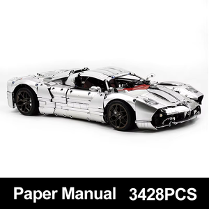 ตัวต่อ GULY 10638 MOC รถสปอร์ตไฮเทค ขนาด 1:8 ชุดตัวต่อประกอบแบบ DIY ของเล่นเด็กผู้ชาย ของขวัญคริสต์มาสสำหรับเด็ก - Product Image 1