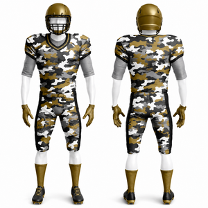Conjunto de Uniforme de Fútbol Americano Personalizado de Moda, Transpirable, de Secado Rápido, Jersey de Equipo OEM ODM, Ropa Deportiva Sublimada al por Mayor - Product Image 4
