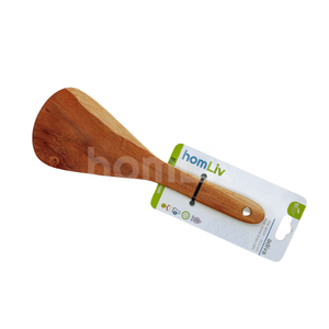 OEM HomLiv Adiva - Cuchara de Arroz de Madera de Teca Natural, Hecha a Mano, Utensilios de Cocina Ecológicos y Sostenibles, Cuchara Espátula de Grado Alimenticio - Product Image 1